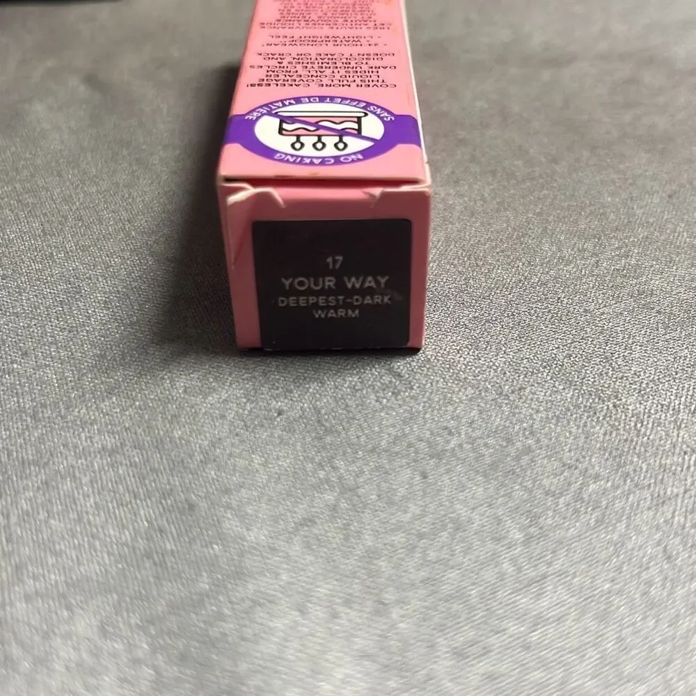 Benefit Boi-ing Cakeless Waterproof Concealer #17 Your Way Deepest-Dark Warm NEW